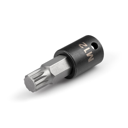 Tekton 3/8 Inch Drive x M12 Triple Square Bit Impact Socket SIB18212